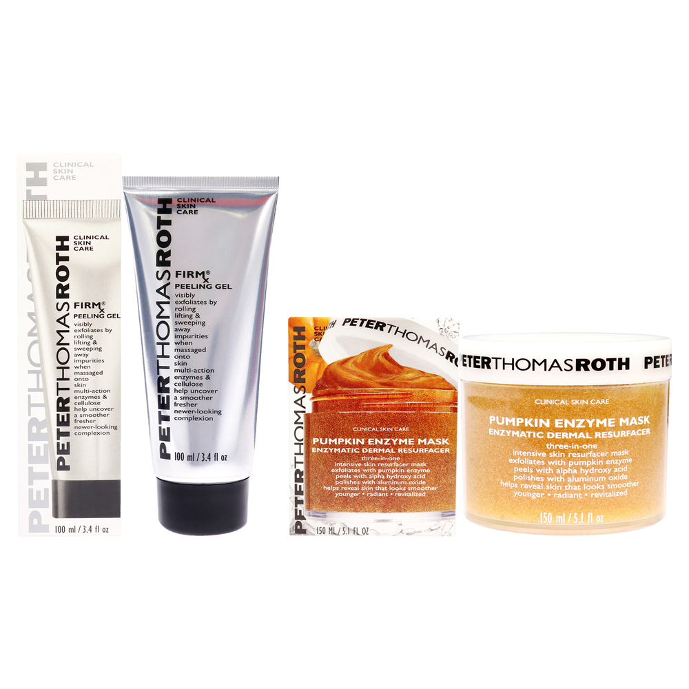 Pumpkin Enzyme Mask & Firmx PeelingGel Kit Peter Thomas 2 Pc 5oz Mask, 3.4oz Gel